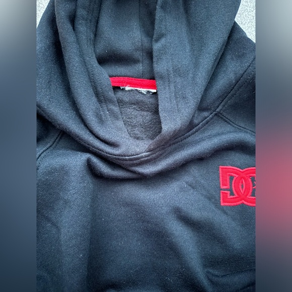DC Black Logo Full Sleeves Hoodie in Small - Picture 4 of 11